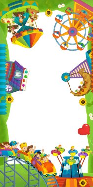 lunapark - Bahçesi - çeşitli kullanım için çerçeveleme