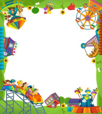 lunapark - Bahçesi - çeşitli kullanım için çerçeveleme