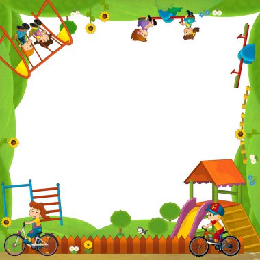 lunapark - Bahçesi - çeşitli kullanım için çerçeveleme