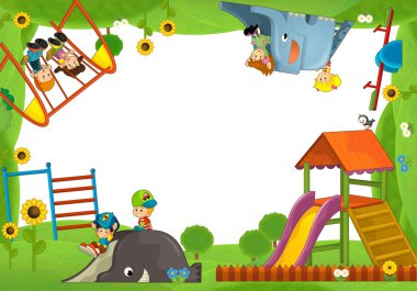 lunapark - Bahçesi - çeşitli kullanım için çerçeveleme