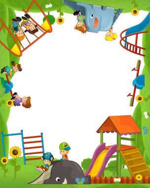 lunapark - Bahçesi - çeşitli kullanım için çerçeveleme
