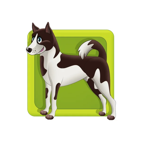 Cute dog icon — Stock Photo, Image