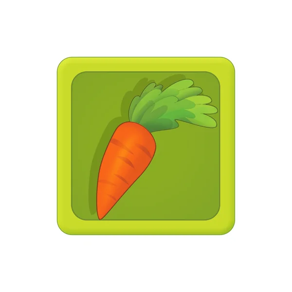 Icono zanahorias —  Fotos de Stock