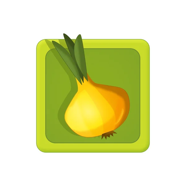 Icono de cebolla — Foto de Stock