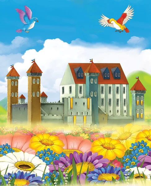 The castle - illustration — Stock Photo, Image