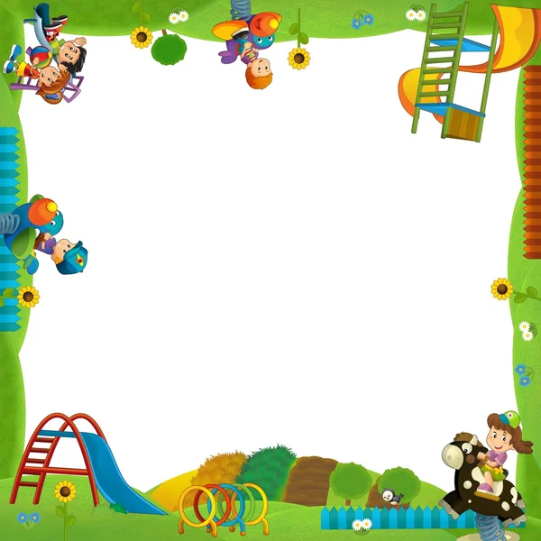 çayır çerçeve - çeşitli kullanım için çerçeveleme - çizim çocuklar için