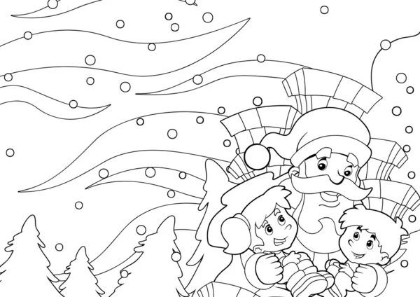 The coloring book - illustration for the children