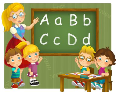 Boyama sayfa - sınıf - çizim çocuklar için