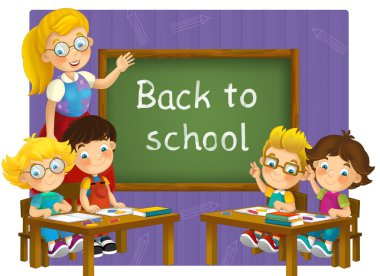 Boyama sayfa - sınıf - çizim çocuklar için