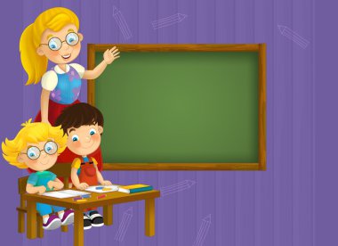 Boyama sayfa - sınıf - çizim çocuklar için