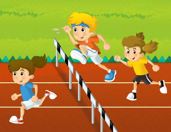 Sport estivi - illustrazione per i bambini — Foto Stock