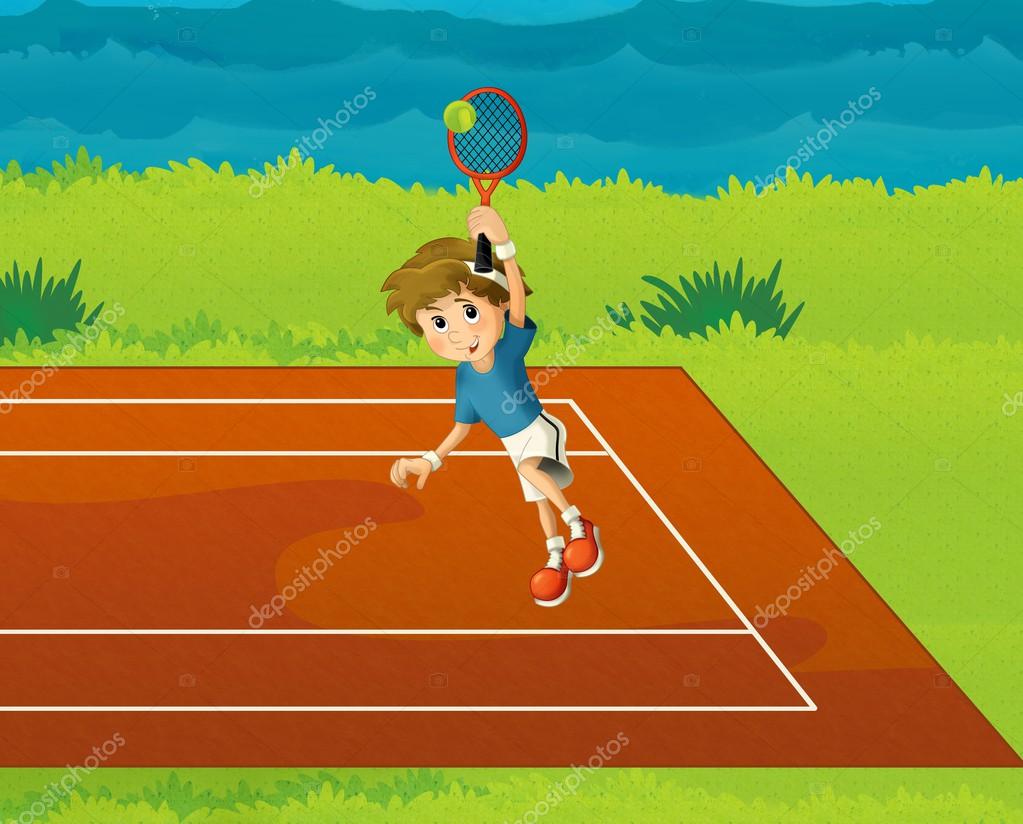 Estate sport illustrazione per bambini — Foto di illustrator hft