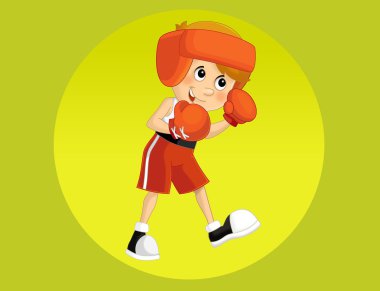 Yaz spor - çizim çocuklar için