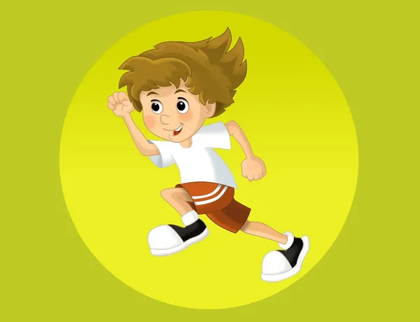 Summer sports - illustration for the children — Stock Photo, Image