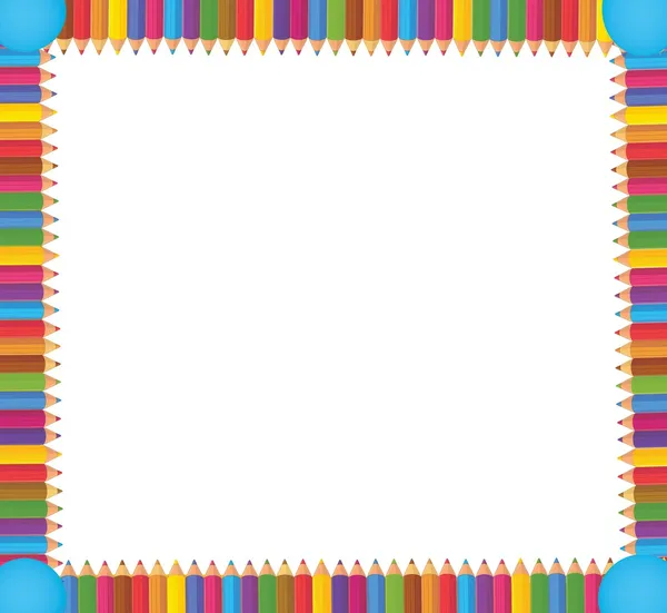 Frame with a pencil — Stock Photo, Image