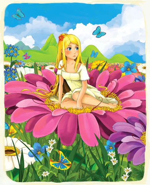 Beautiful Manga Girl — Stock Photo, Image