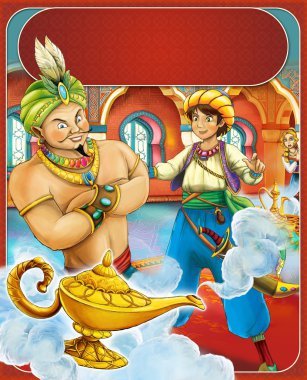 Cin-kaleler - knights ve periler - manga tarzı - çizim çocuklar için