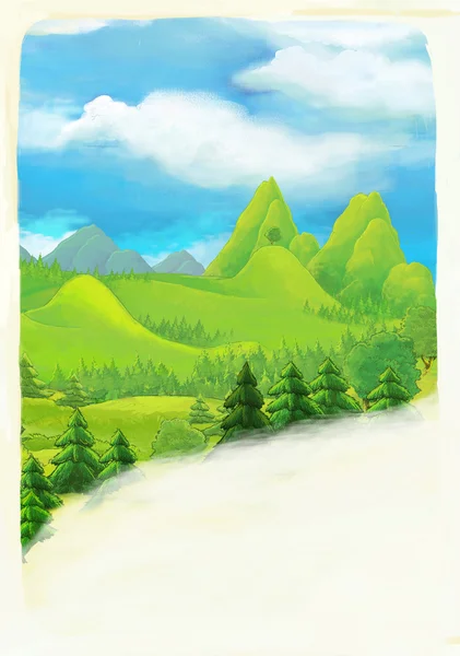 Rapunzel - background - illustration for the children — Stock Photo, Image