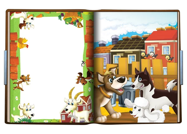 Het boek over honden — Stockfoto