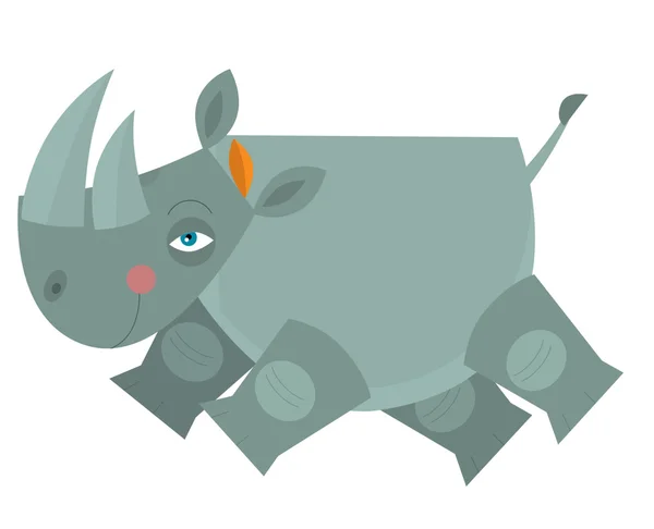 Rhino de bande dessinée — Photo