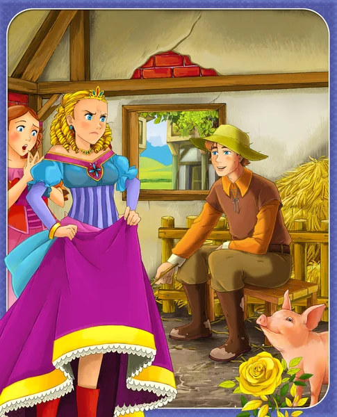 Fairy-tale characters - illustration for the children — Stock Photo, Image