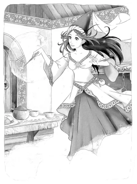 Księżniczki - Rycerze i wróżki — Zdjęcie stockowe