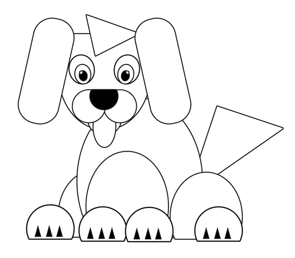 Cartoon animal - coloring page - illustration for the children — Stock Photo, Image