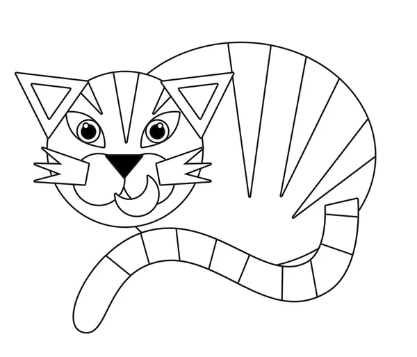 Cartoon animal - coloring page - illustration for the children — Stock Photo, Image