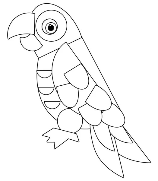 Cartoon animal - coloring page - illustration for the children — Stock Photo, Image