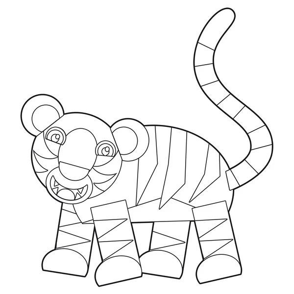 Kreslený divoké zvíře - ilustrace pro děti — Stock fotografie