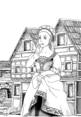 Fareli Köyün Kavalcısı - Kavalcısı - Prens veya Prenses - elemanları - kaleler - knights ve periler
