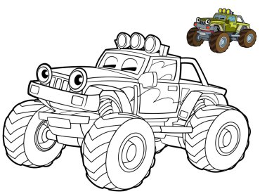 Jeep boyama sayfası