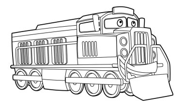 boyama sayfası - tren