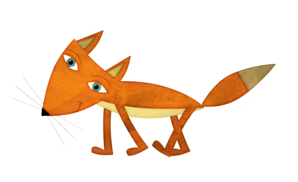 Cartoon fox — Stock Photo, Image