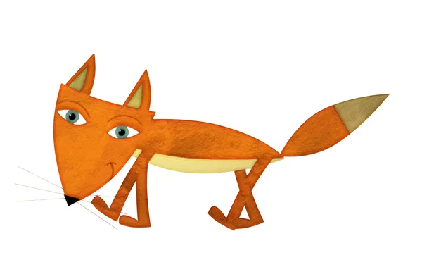 Cartoon fox — Stock Photo, Image