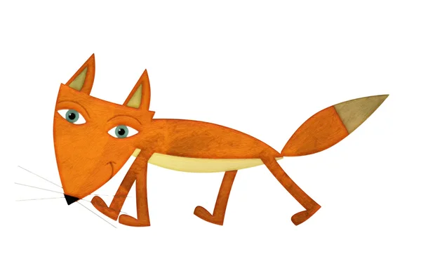 Cartoon fox — Stock Photo, Image