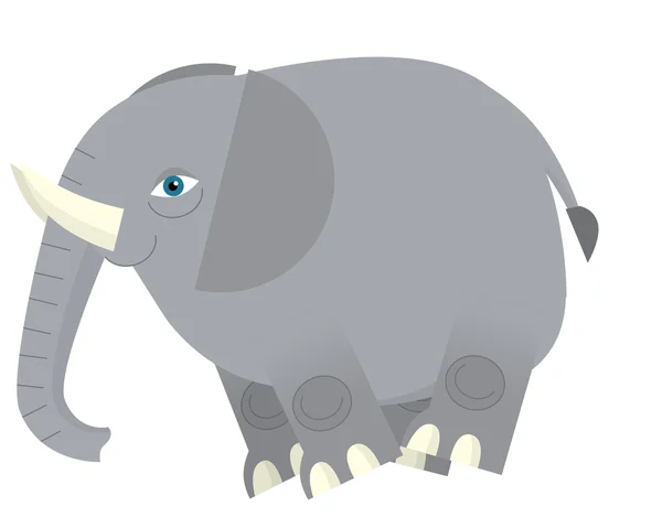 Карикатурный слон — стоковое фото