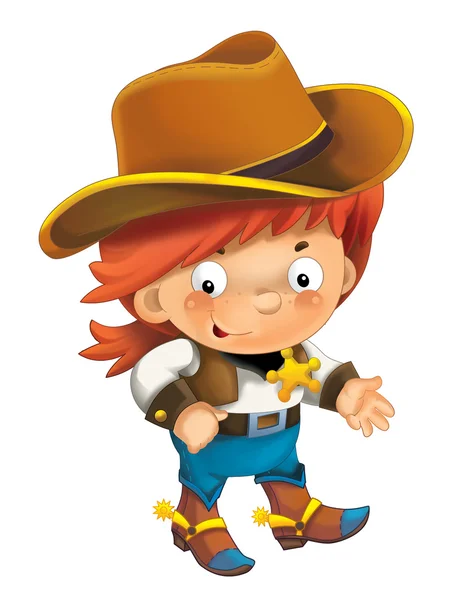 Cartoon westerse cowboy — Stockfoto