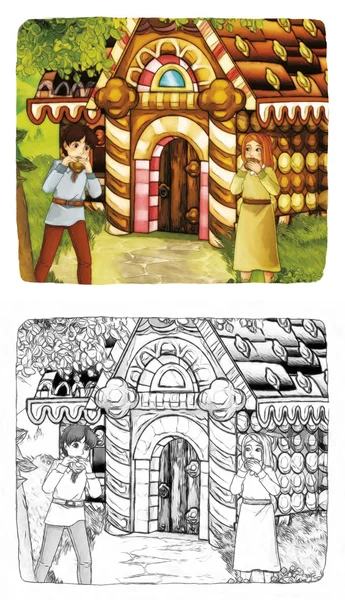Cartoon fairy tale — Stock Photo, Image
