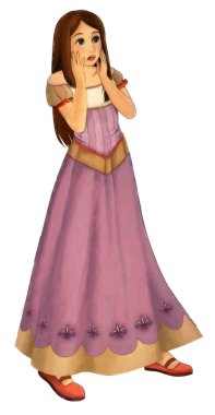 peri masalı çizgi film karakteri