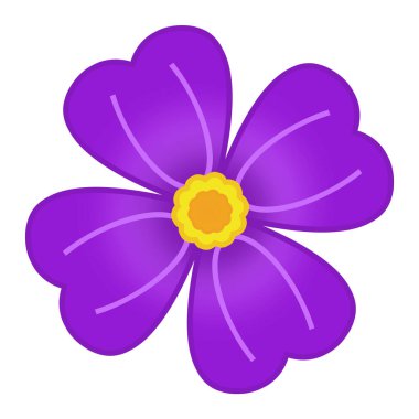 Çocuklar için beyaz arkaplanda bitki çiçekli karikatür sahnesi