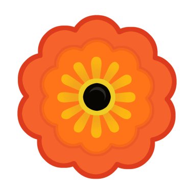 Çocuklar için beyaz arkaplanda bitki çiçekli karikatür sahnesi