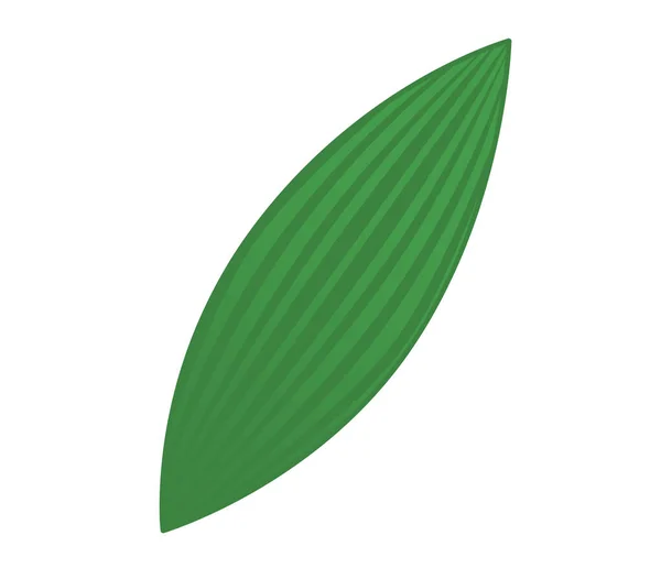 Tecknad Scen Med Växt Grönt Löv Vit Bakgrund Illustration För — Stockfoto