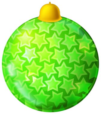 cartoon scene with baulbe and christmas tree isolated illustration for children