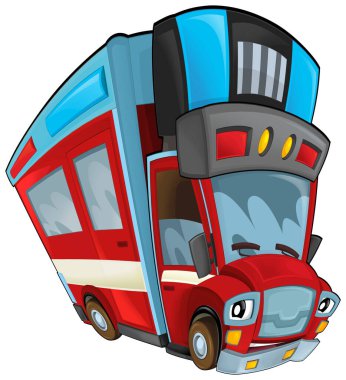 Çizgi filmdeki komik itfaiyeci çocuk resimlerini izole etti.