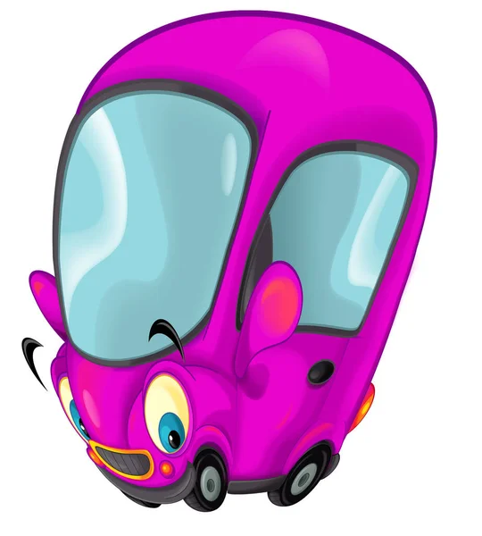 cool looking cartoon sports car isolated illustration for children