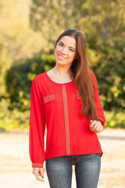 Young beautiful young woman portrait — Stock Photo, Image