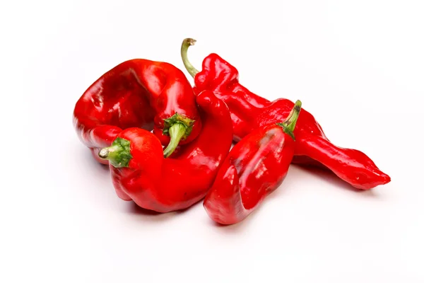 Červené chilli papričky Stock Fotografie