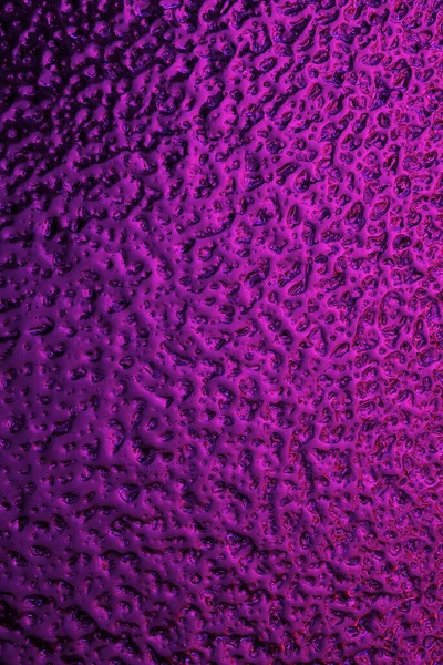 Ярко Фиолетовый Зимний Фон Поверхность Льда Застыла Оконном Стекле Абстрактный — стоковое фото
