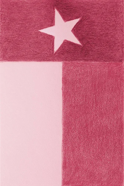 Teksas Bayrağı Vatansever Yapılı Arka Plan Kırmızı Renkli Dikey Fon — Stok fotoğraf